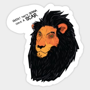 Scar knows best Sticker